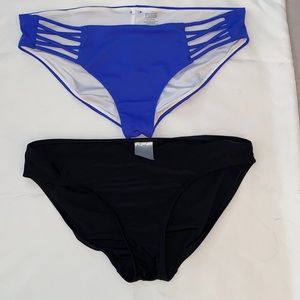 Two Swimsuit Bikini Bottoms